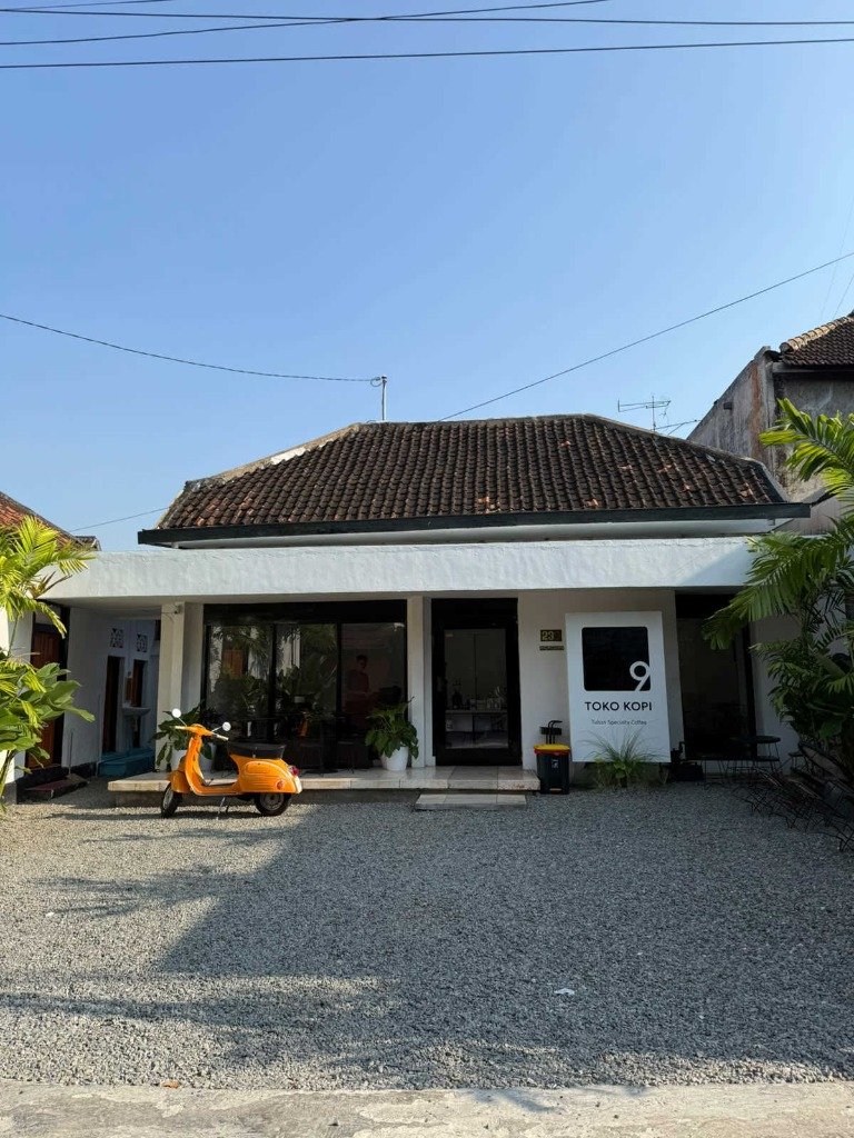 Store Front View of Toko Kopi Sembilan